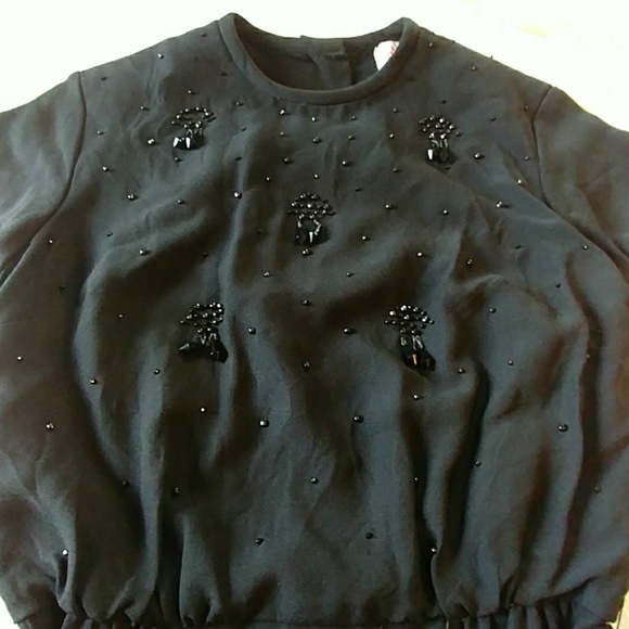 Classy Authentic vintage black beaded dress - Picture 3 of 6
